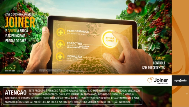 banner joiner: ative o efeito prolongado de joiner e delete as principais pragas do café  